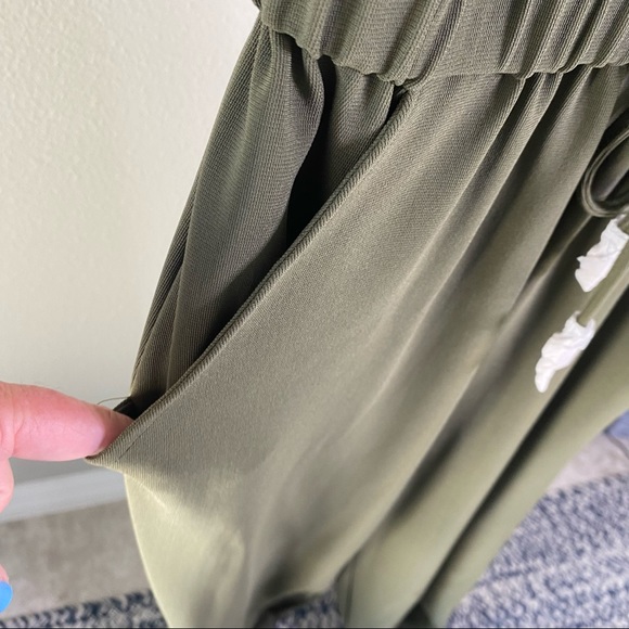 Boston Proper Beyond Travel Tie Waist Jumpsuit - Picture 6 of 16